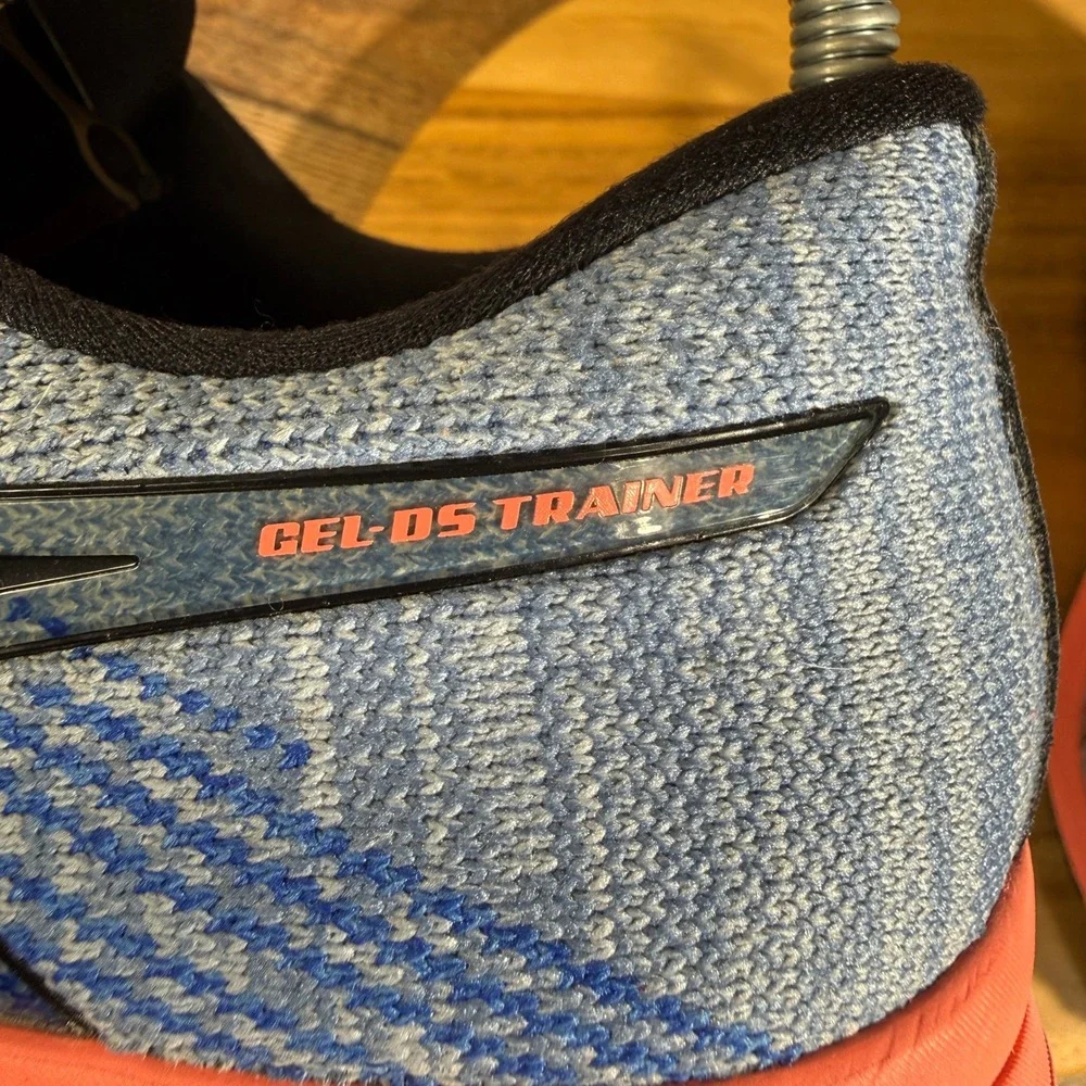 Asics Gel DS Trainer 24 Shoes‎ Womens 10 Blue Running Sneakers Duomax Flytfoam